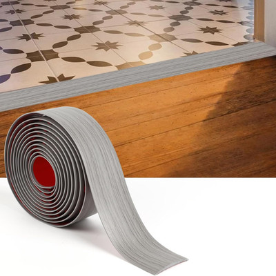 Vinyl Floor Transition Strip Floor Strip Trim Self Adhesive 10Ft x 2'' Flooring T