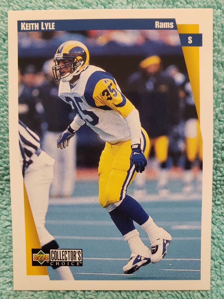 1997 COLLECTOR'S CHOICE KEITH LYLE #258 ST. LOUIS RAMS - Image 2 of 4