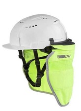 Milwaukee BOLT Yellow High Visibility Mesh Sunshade with 50+UPF UV Protection