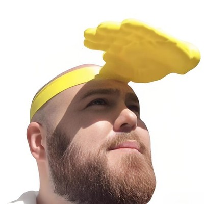 2026 Funny Palm-shaped Sun Hat Empty Top Hat Sun Visor Cap Summer Outdoor Sport