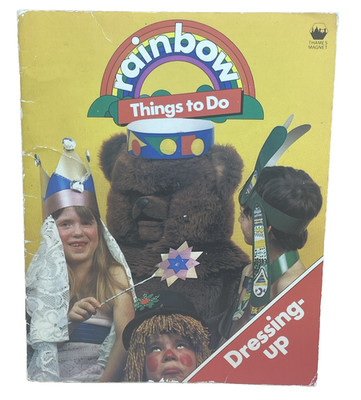 Rainbow Dressing Up Book 1982 Zippy George Bungle Vintage TV Paperback