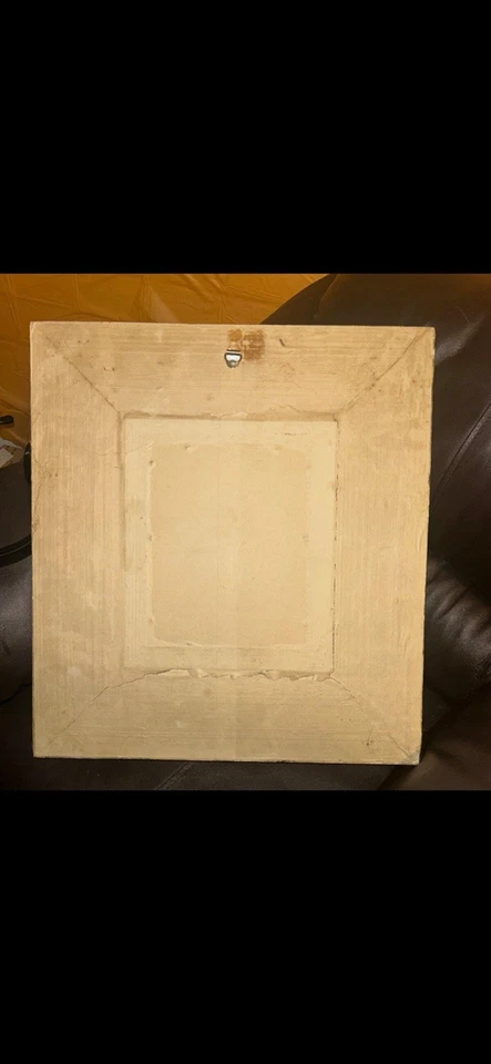 Arte de pintura al óleo vintage marco ornamentado flores floral pintado a mano Foto 3 de 3