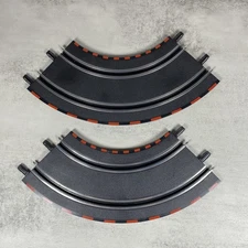 Set Of 2 Carrera GO 1:43 Curved 90° 12.5" Slot Car Track
