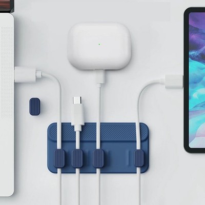 Magnetic Cable Manager Sikai Desktop Cable Fixer For Data And Charging Cables
