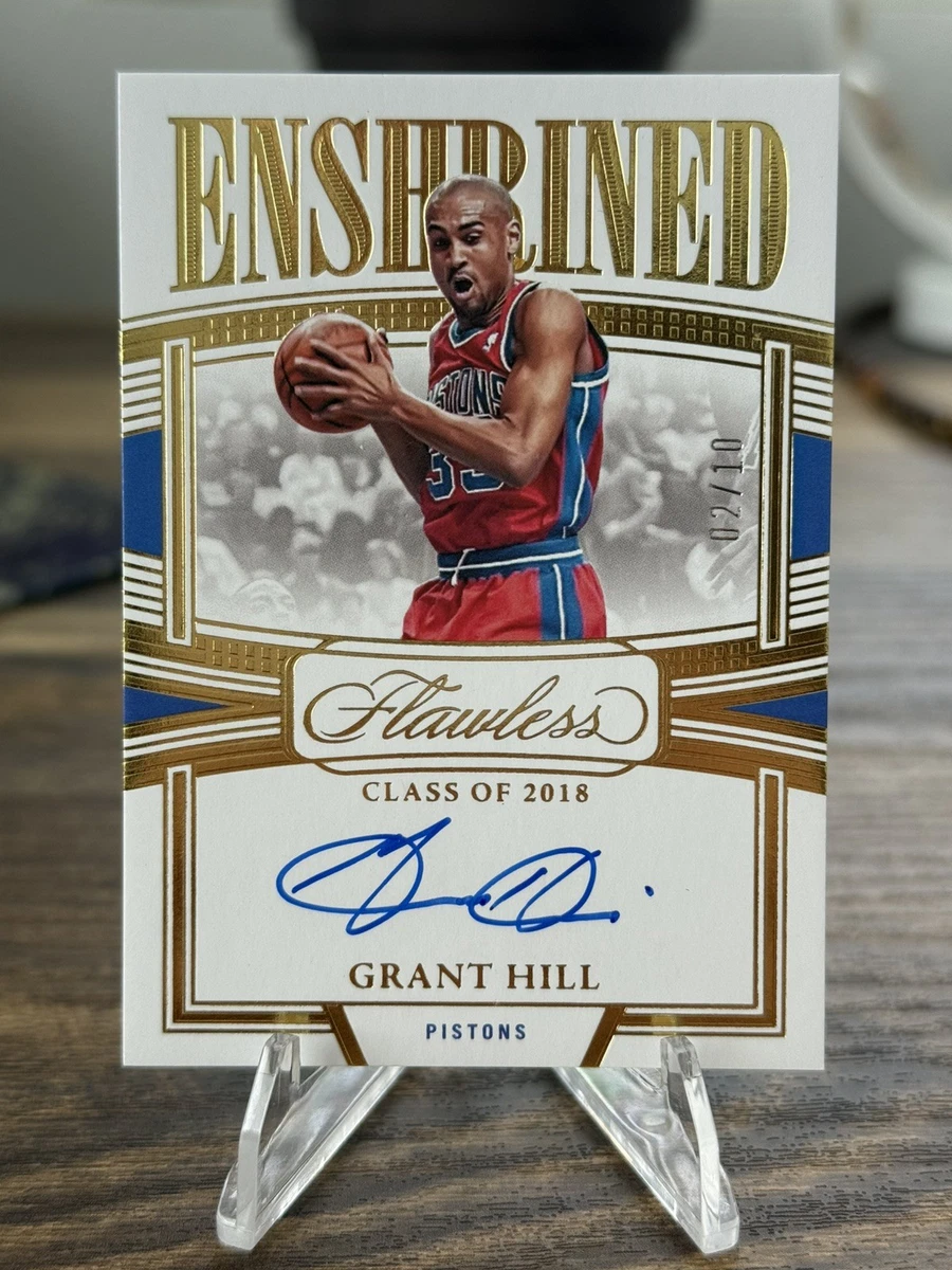 Panini Grant Hill Basketball Original Autographed Sports Trading