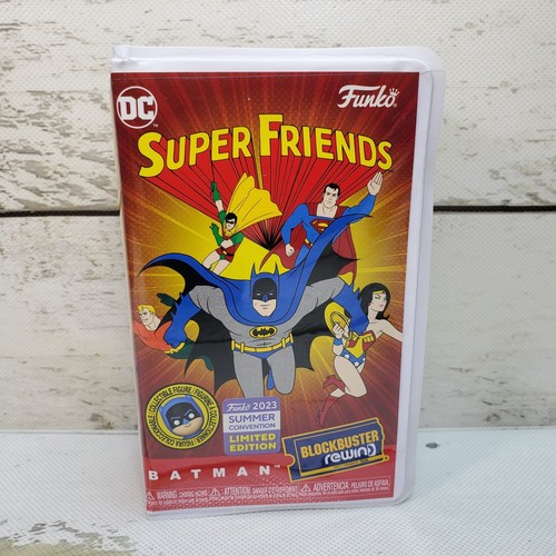 Funko DC Super Friends Batman 2023 3.5" Vinyl Figure Blockbuster Rewind Open Box