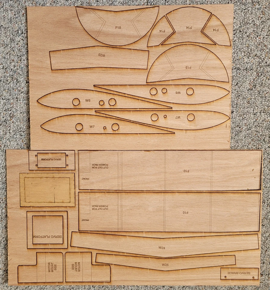 Grumman F4F-4 Wildcat 57" WS RC Airplane Kit Laser Cut Balsa Ply Short Kit +Plan - Image 2 of 4