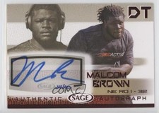 2015 Sage Auto /40 Malcom Brown #A8 Auto 0af