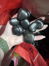 2lb Black Polished Decorative Pebbles, Ideal For Vases, Plant Display