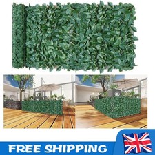 30M Artificial Hedge Roll Fake Ivy Leaf Garden Privacy Fence Screen Wall Panel -