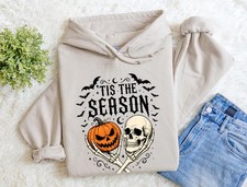 Tis The Season Halloween Hoodie Spooky Fall Apparel Gift Idea