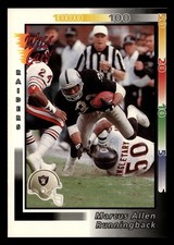 Marcus Allen 1992 Wild Card #68 Los Angeles Raiders FOOTBALL *079