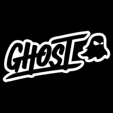 GHOST ENERGY Drink Vinyl Permanent Decal Sticker  (5.1" by 2.4") - Choose Color