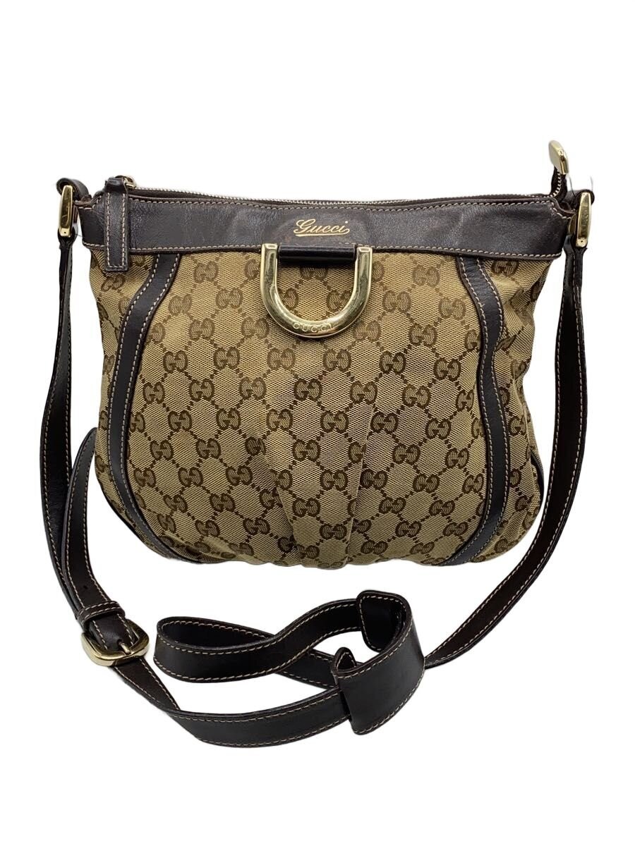 GUCCI GG Canvas Shoulder Bag in Classic Monogram Design