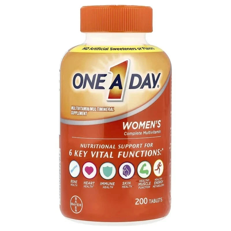 One-A-Day Women's Complete Multivitamin 200 Tablets Exp: 02-2027 Free Shipping - Image 2 of 4