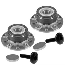 für VW Golf MK5 MK6 MK7 MK8 ab 2003 Radnabe & Lager hinten mit ABS-Ring Paar x2