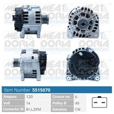 MEAT & DORIA Generator für Opel Vivaro Kasten F7 1.9 DTi Movano F9 2.5 2.2 J7
