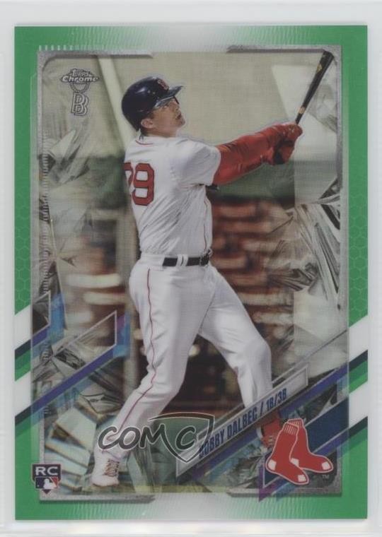 2021 Chrome Ben Baller Edition Green Refractor 38/99 Bobby Dalbec Rookie RC 17iz