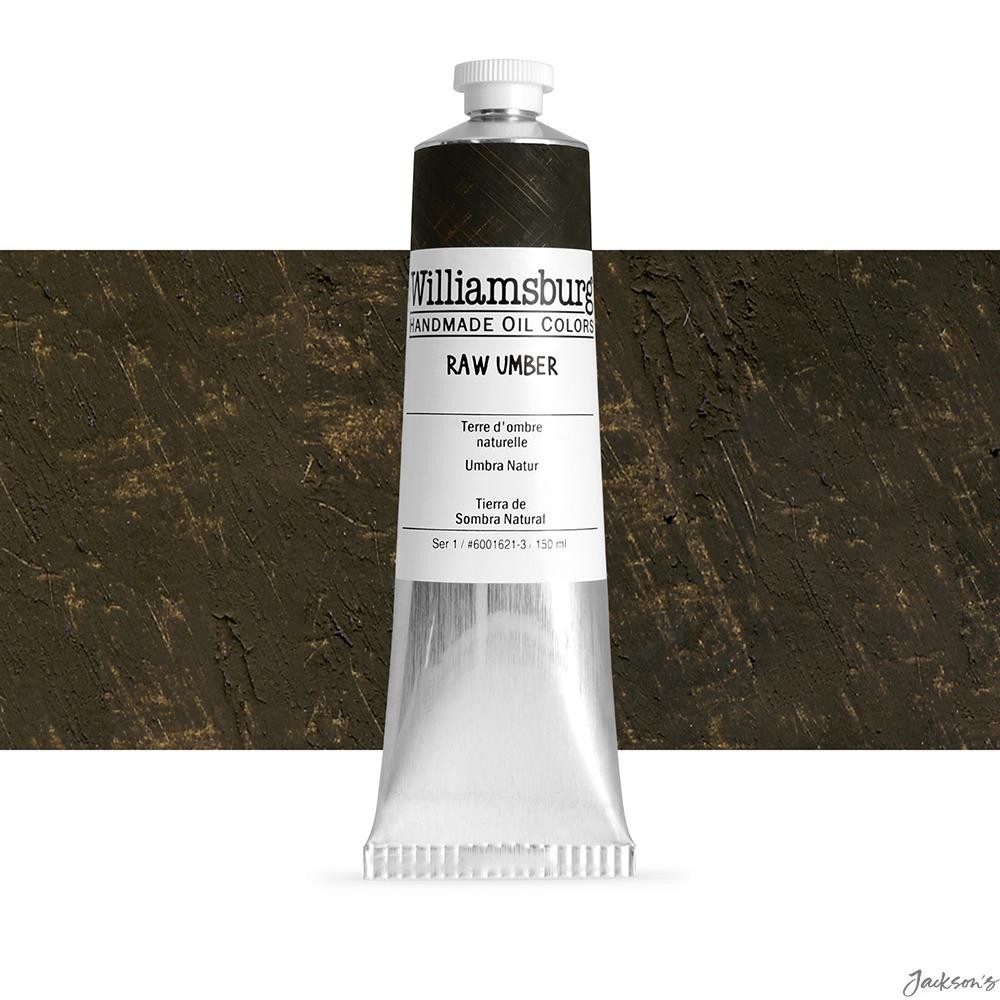 Williamsburg Oil Paint Linseed Oil 150ml Raw Umber Artist Colour