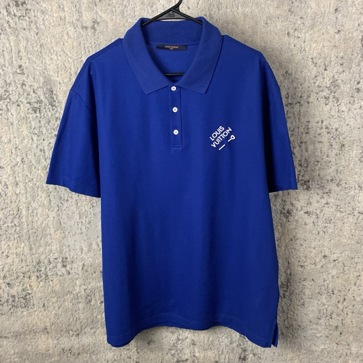 Louis Vuitton XL ポロシャツ LOUIS VUITTON ルイヴィトン ポロシャツ メンズ XL ネイビー