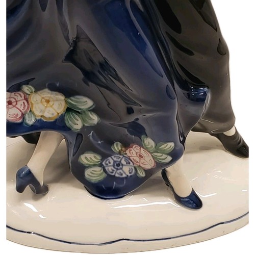 KATZHUTTE ART DECO PORCELAIN FIGURINE DANCING COUPLE C.1930'S GOLDSCHEIDER ERA - Picture 13 of 20