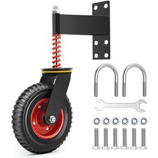 Heavy Duty Gate Wheel - 8 Inch Fence Gate Wheel 600 LBS Capacity with Shock A...