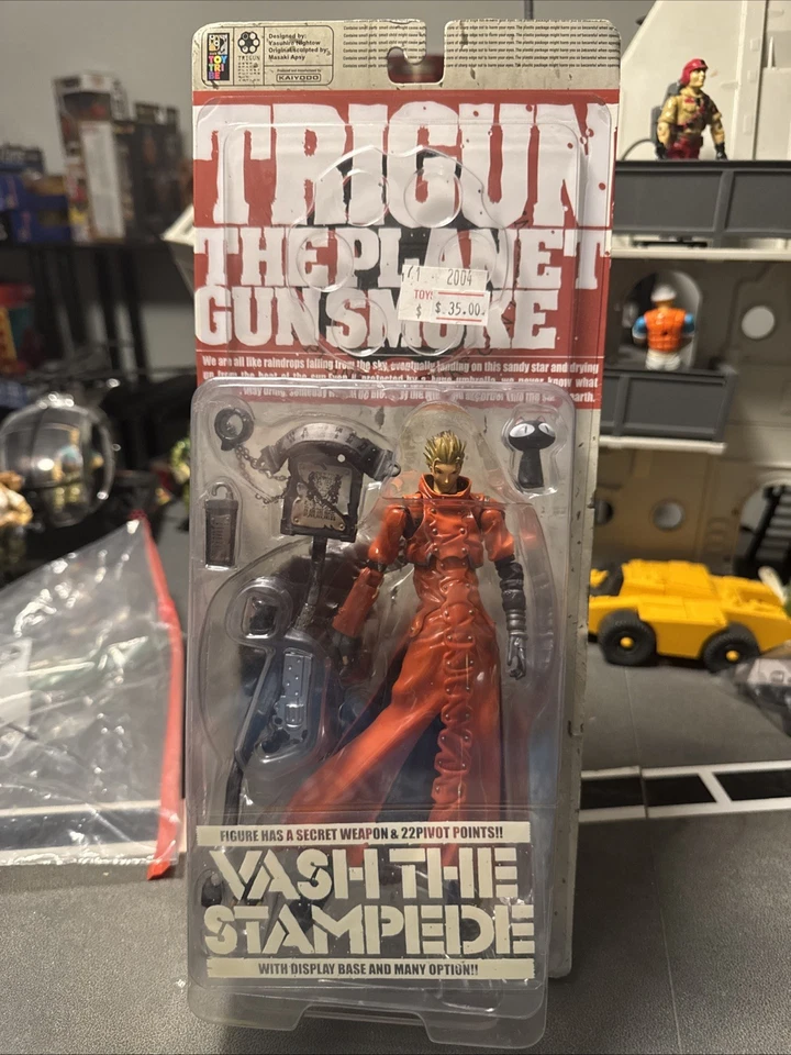 TRIGUN Vash The Stampede - Kaiyodo Trigun - Action Figure - Image 2 of 4