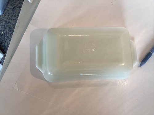 Vintage Anchor Hocking Nature’s Bounty 1qt. Glass Loaf Pan. USA - Picture 6 of 14
