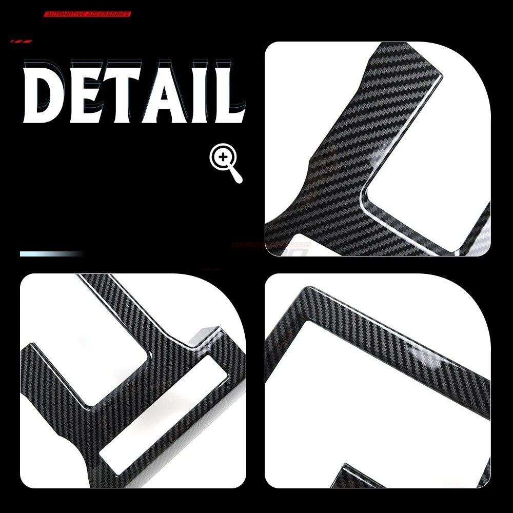 For Toyota Tacoma TRD 2024 2025 Carbon Fiber ABS Gear Shift Box Panel Trim Cover - 第 5 张/共 16 张