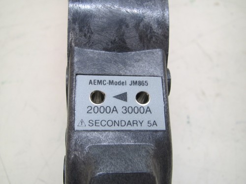 AEMC JM865 Squared Jaw AC Current Probe 3000A Used Free Shipping - Picture 3 of 4