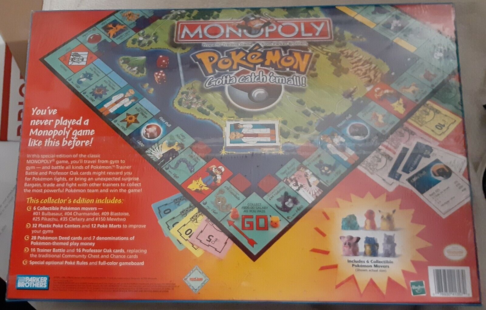 Pokémon Monopoly Kanto Edition Board Game. Brand New Factory Sealed