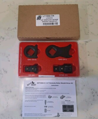 3/4'' Kentucky Kicker Shockit Driver Kit Lock Technology LT1940 3-4 Punch Not Inc