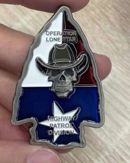 South Texas Border Operation Lone Star Highway Patrol Division Challenge coin