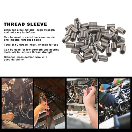 50Pcs Thread Inserts Thread Reducing Nut Stainless Steel Thread Reducing Nut - Picture 10 of 22