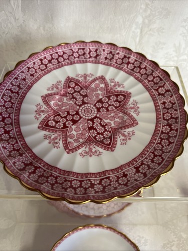 SPODE COPELAND’S CHINA 2 CREAM- SOUP CUP & SAUCER “SPODE’S PRIMEROSE” ENGLAND - Picture 4 of 9