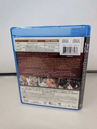 Quo Vadis Blu-ray 1951 2009 Full Screen Robert Taylor - Imagen 2 de 3