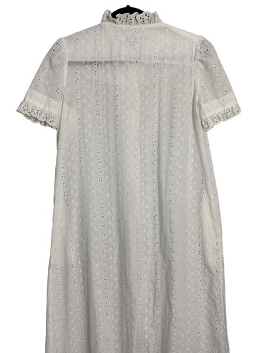 Vintage Cottagecore prairie eyelet Nightgown embroidered floral romantic Ariel - Picture 12 of 12