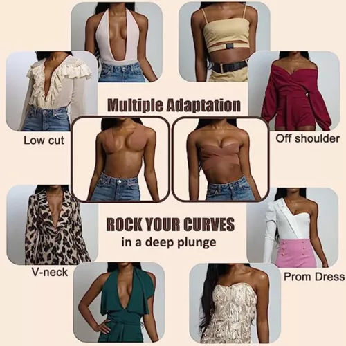 Boob Tape Bra, Breast Lift Tape for Contour Lift & Fashion Invisible Push Up Bra - Picture 11 of 31