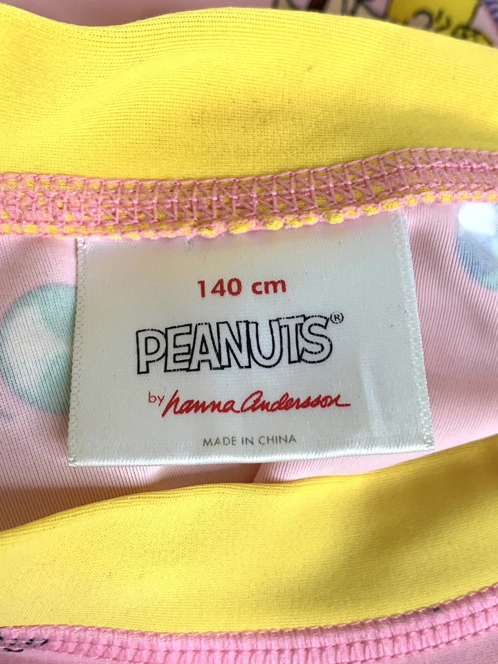 Top Hanna Andersson Niños Talla 140 10 Manga 3/4 Natación Antierupciones Snoopy Peanuts Foto 4 de 4