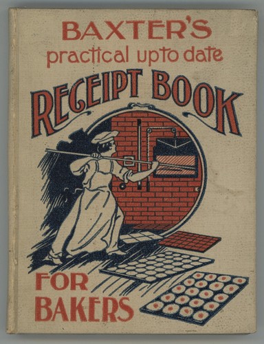 Vintage Baking Book Cookbook BAXTER'S UP TO DATE RECEIPT BOOK FOR BAKERS - Imagen 1 de 10