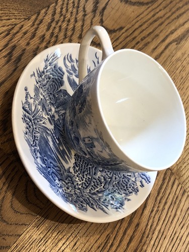 Vintage Countryside By Enoch Wedgwood Tunstall Cup And Saucer Made In England - Picture 2 of 15