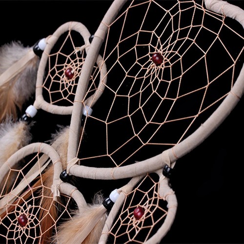 Large Handmade Dream Catcher Traditional Dreamcatcher Feather Wall Hanging De... - Picture 4 of 7