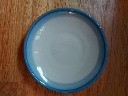 Vintage MA Hadley Pottery 6.25" plate/saucer - Afbeelding 1 van 2