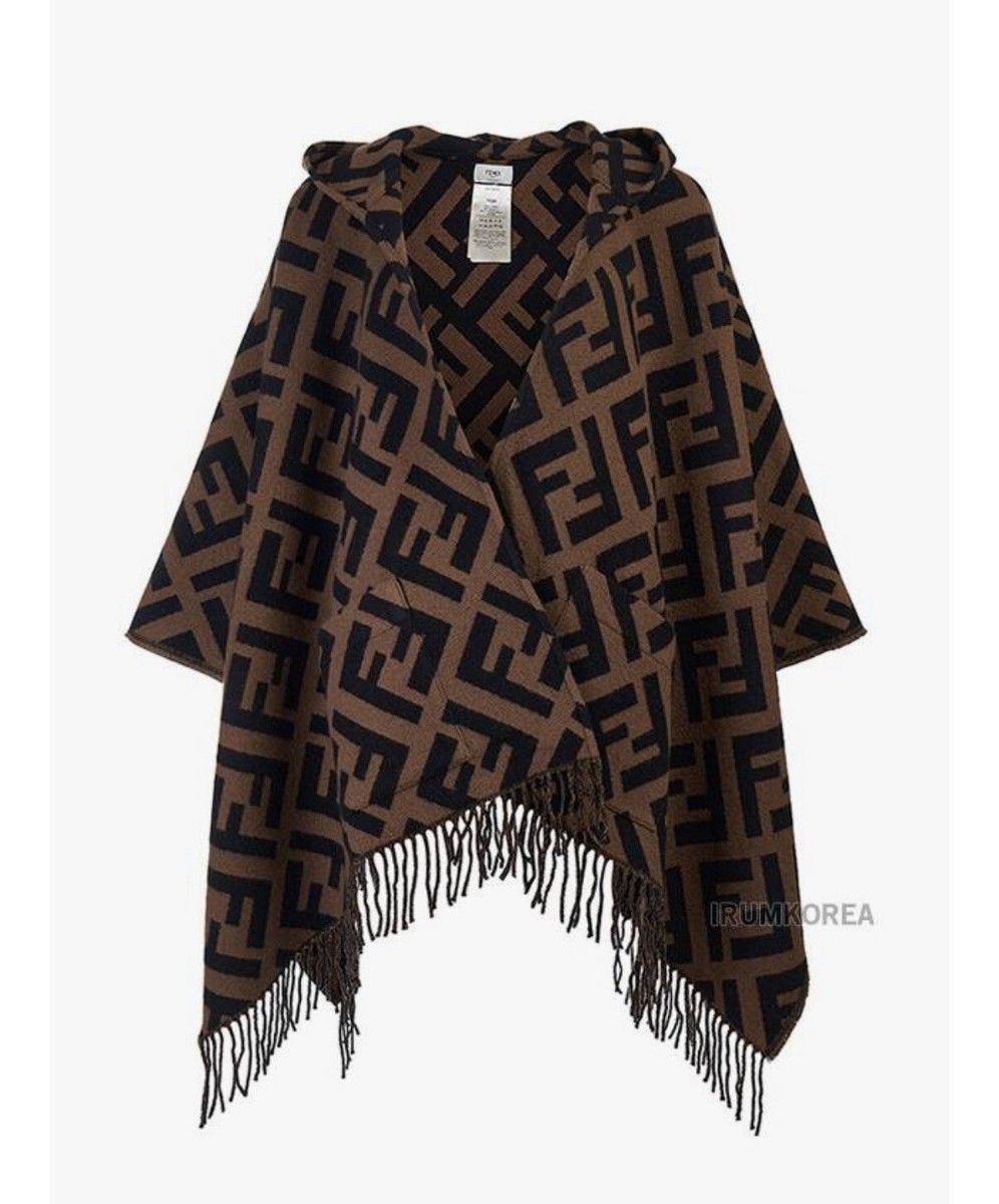 AUTHENTIC HOOD FENDI REVERSIBLE PONCHO - DEADSTOCK THIS IS THE