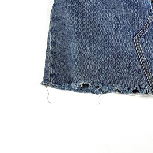 Jag Jeans Azul Claro Pierna Recta Bermuda Algodón Denim Falda Para Mujer 10 - Imagen 5 de 9