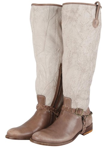 La Martina Polo Damen Python Leder Schlangenleder Schuhe Stiefel Boots 37 UK 4 - Bild 7 von 8