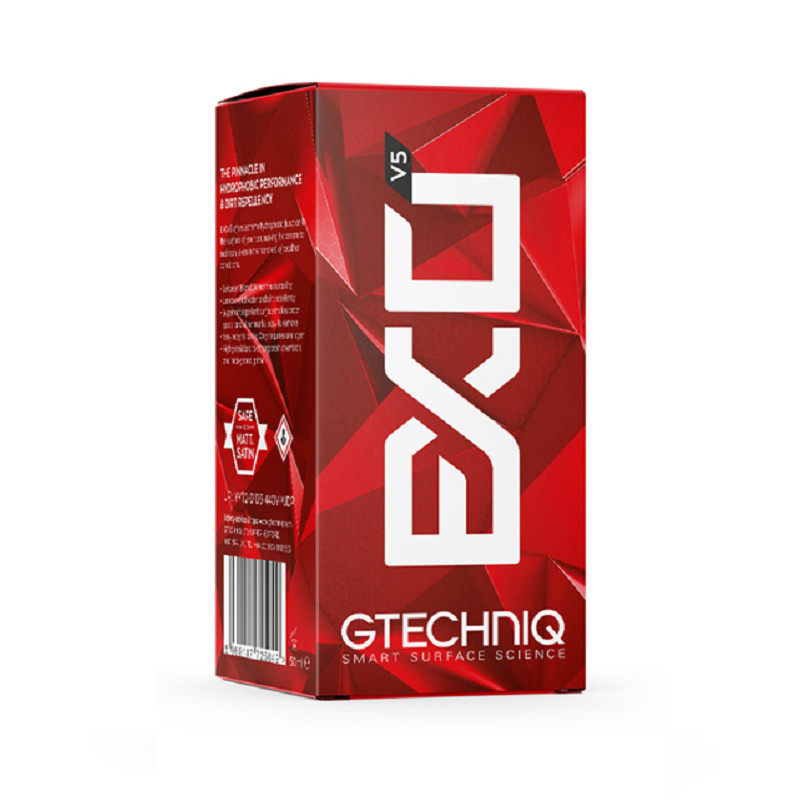 Revêtement Céramique EXOv5 Gtechniq 50 ML Voiture Propre par Temps de Pluie