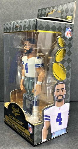 🏈DAK PRESCOTT FUNKO GOLD 5” Pop NFL Premium Vinyl Figure Dallas Cowboys🏈 - Picture 3 of 6