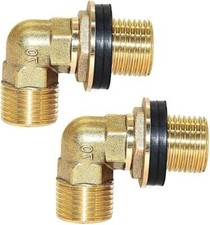 1/2 Straight Thread Mount Set Brass Commercial Kitchen Prep  Utility Sink 2pcs