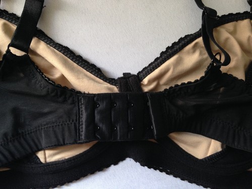 NWT Cache Coeur Lingerie Black Nude Lace Maternity Nursing Wireless Bra 34B $65 - Picture 7 of 7